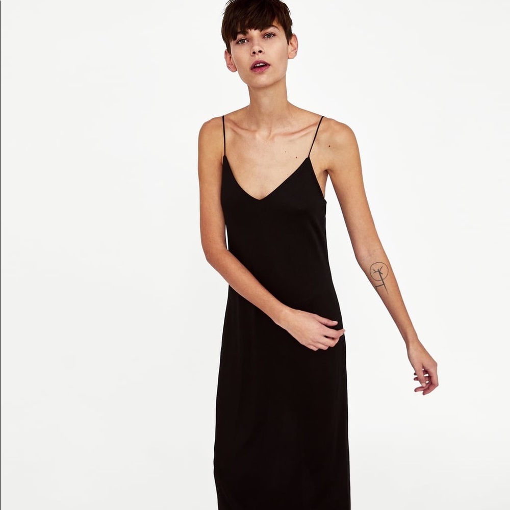 Long strappy dress